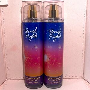 Beach Nights Bath and Body Works (set of 2)
